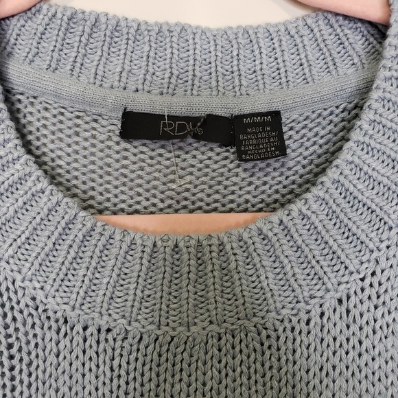 RDI loose knit sweater with cableknit arms M - Picture 3 of 7